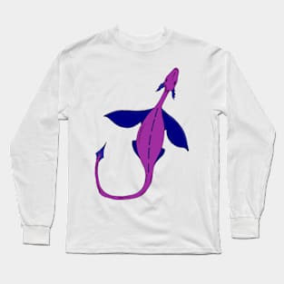 Magenta and Grape Dragon Long Sleeve T-Shirt